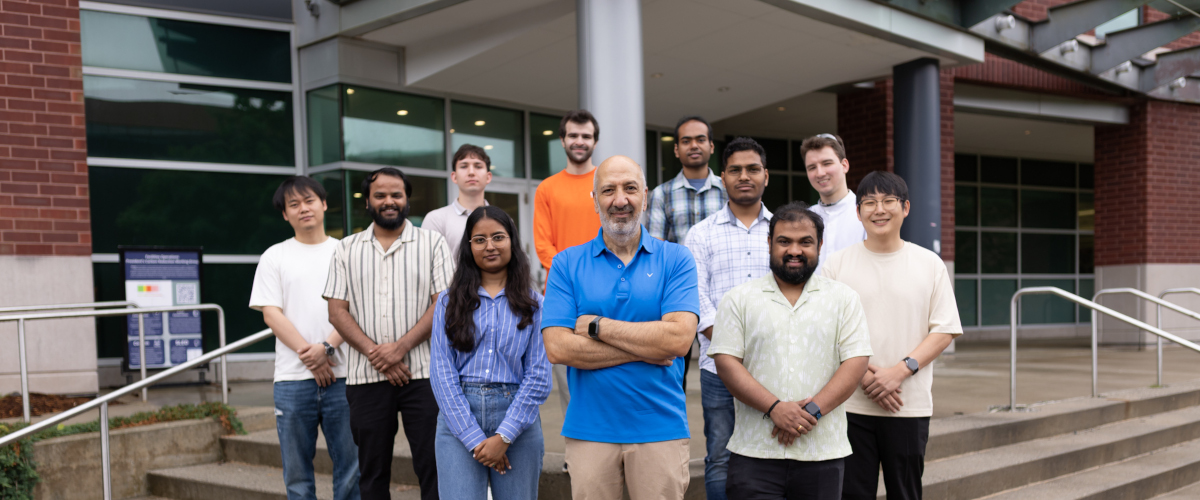 bahram javidi with graduate students